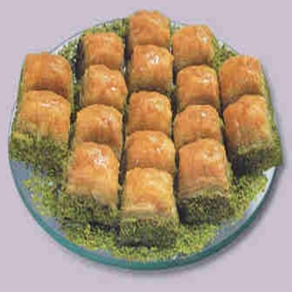 1 Kg Fıstıklı Baklava - Geleneksel Şerbetli Tatlı Siirt pasta