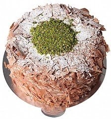 6-9 Kişilik Premium Tat Deneyimi Çikolatalı Fıstık Siirt pasta