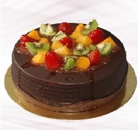 6-9 Kişilik Zengin Tatlı Karışık Meyveli Çikolatalı Çeşit Siirt pasta