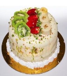 Hafif Kremalı Meyveli Yaş Pasta 2-3 Kişilik Siirt pasta