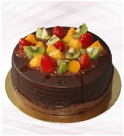 Hasbahçe Karışık Meyveli Yaş Pasta Ekonomik Boy 2-3 Kişilik Siirt pasta