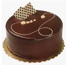 Özel Günler İçin 2-3 Kişilik Sade Çikolatalı Pasta Siirt pasta